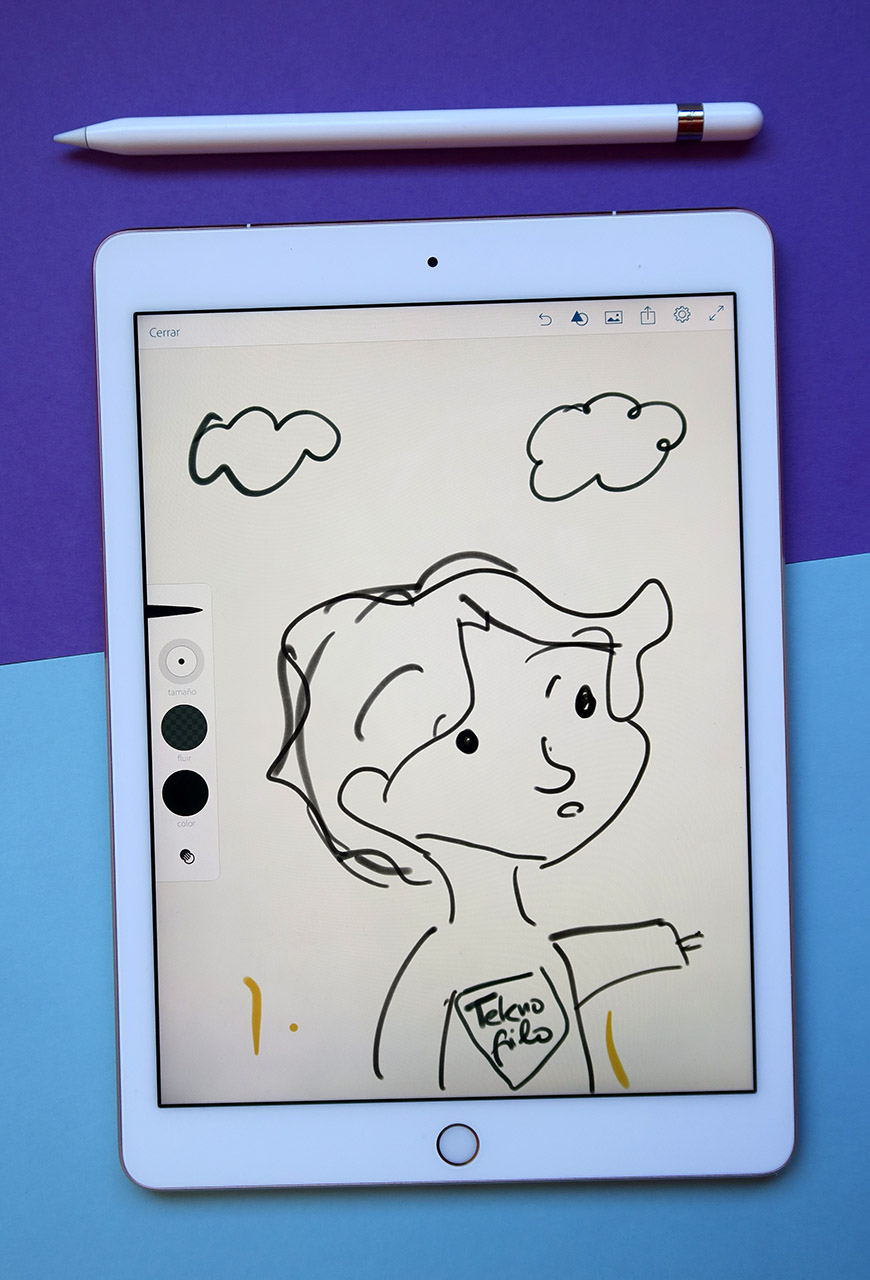 Este iPad Air de 10,9 pulgadas compatible con el Apple Pencil es ideal para  dibujar, editar vídeo o ver series