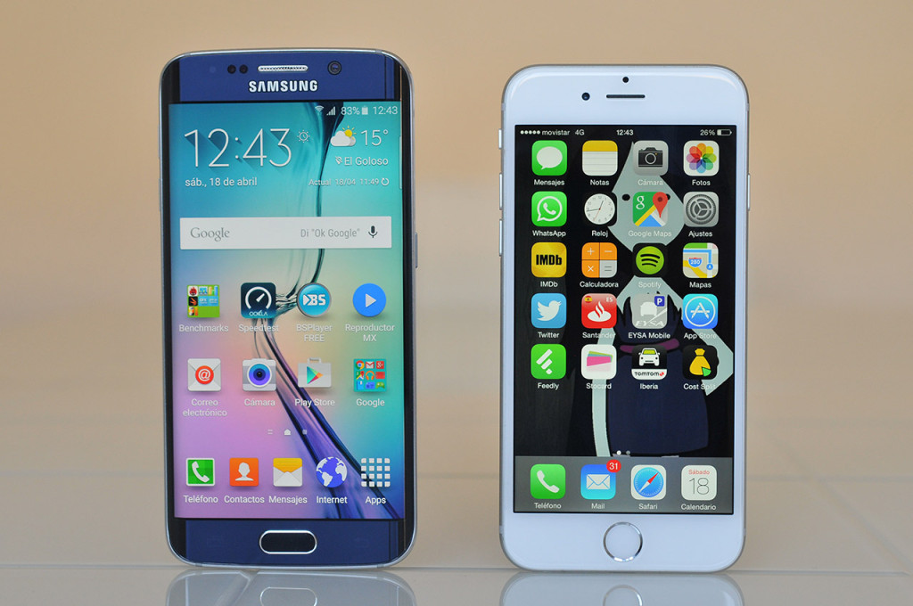 Samsung Galaxy S6 edge - iPhone 6