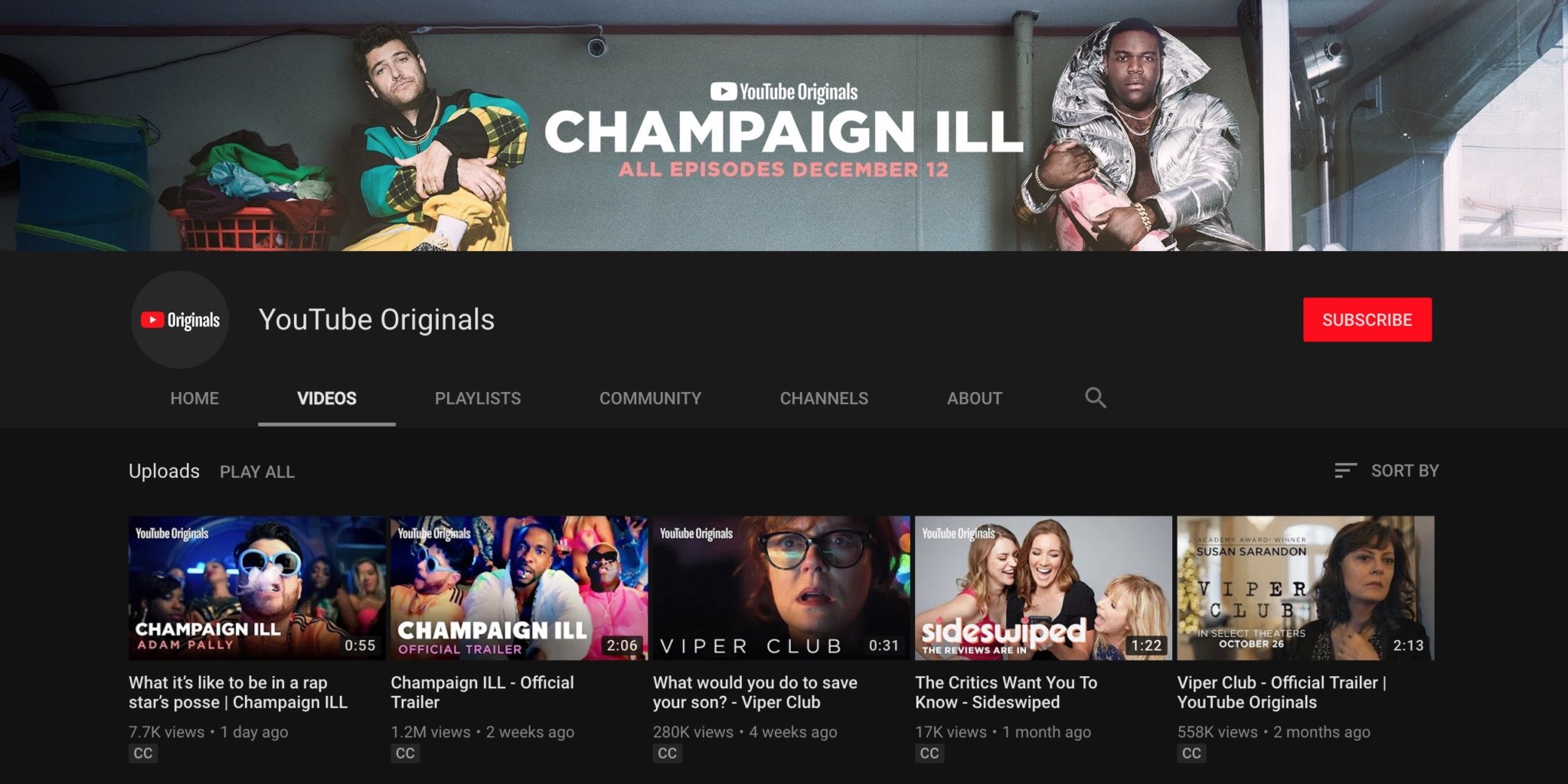YouTube Originals estará disponible para los usuarios sin suscripción