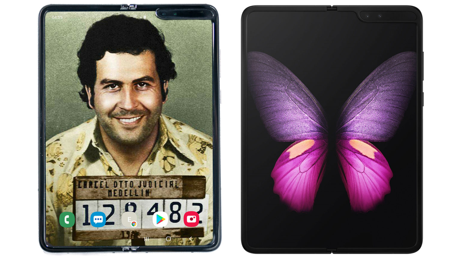 samsung galaxy fold pablo escobar